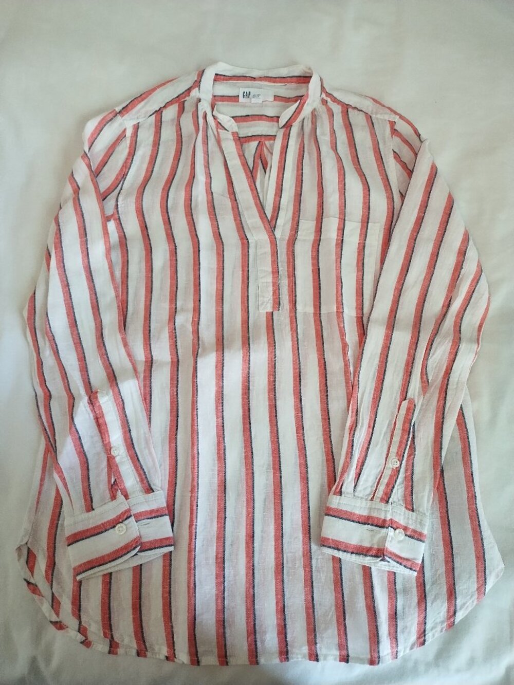 GAP Linen Striped Top